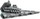Lodër ndërtimi Imperial Star Destroyer, model anije hapësinore, shumëpjesëshe, gri