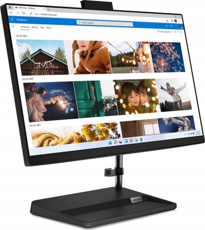 Kompjuter All in One Lenovo IdeaCentre 3, ekran 23.8", i5, 16GB RAM, 512GB SSD, ngjyrë e zezë