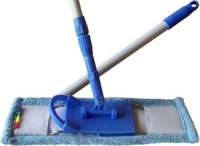 Mop pastrimi Daf Micro Blue, mikrofibër, bisht teleskopik alumini, blu