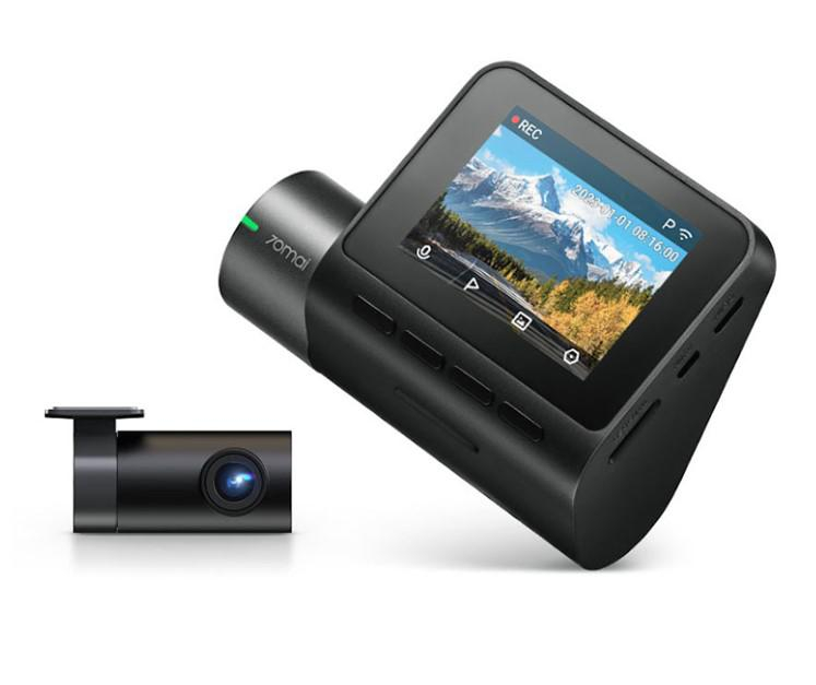 Kamerë sigurie për veturë 70mai Dash Cam A200, Full HD 1080P, ekran 2", e zezë