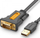 Kabllo USB Ugreen UGR333, USB A në RS232, 1.5 m, gri