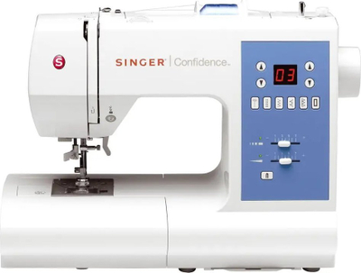 Makina qepëse SINGER 7465, elektronike, blu