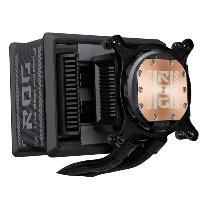 Ftohës uji për proçesor ASUS ROG Ryuo IV 360 ARGB, radiator 360 mm, 3x 120 mm, i zi