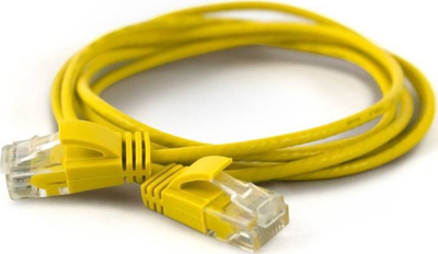 Kabllo rrjeti Wantec 7283, Cat6a UTP, 0.26 m, e verdhë
