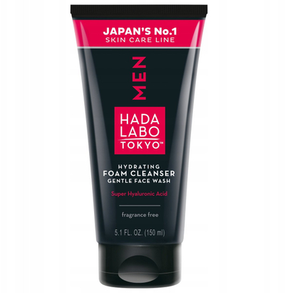 Pastrues fytyre Hada Labo Tokyo Men Gentle Face Wash, shkumë hidratuese, 150ml
