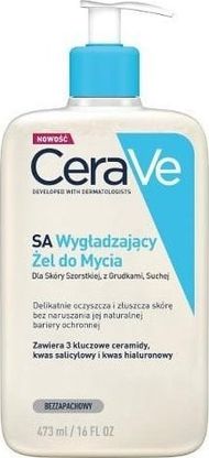 Xhel pastrues Cerave SA Anti-Roughness, fytyrë dhe trup, 473ml