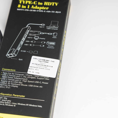 TYPE-C TO HDMI 8IN1 - Tech Time TT24004