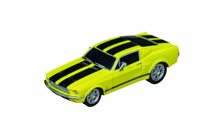 Set vetura Carrera Ford Mustang 67, pako me 4 copë, modele koleksionare, shumëngjyrëshe