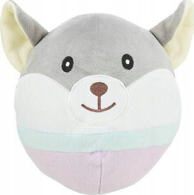 Lodër pelushi Trixie Junior Bear, 20 cm, për beba, gri pastel
