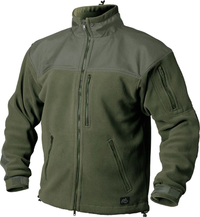 Xhaketë fleece Helikon Classic Army për meshkuj XL, ngjyrë ulliri
