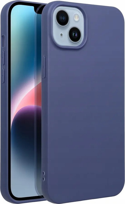 Mbrojtëse telefoni Matt Case Huawei Nova Y61 4G, silikoni, blu