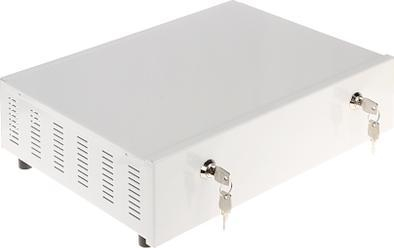 Kuti metalike Pulsar AWO-445, 405 x 305 x 110mm, për regjistrues sigurie, e bardhë