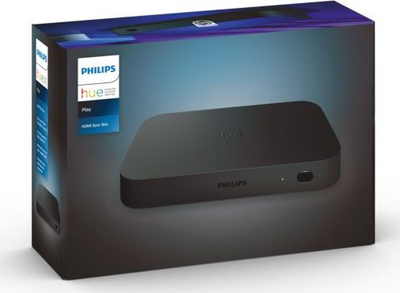 Pajisje për sinkronizim dritash Philips Hue Play HDMI Sync Box, 4 porta HDMI, kontroll nga aplikacioni, e zezë