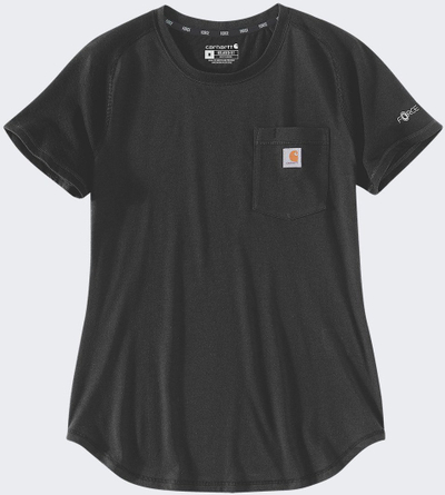 Bluzë Carhartt me peshë të mesme, me xhep në gjoks e mëngë raglan, për goca