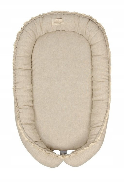 Dyshek pozicionues MULTITEX Prestige Natural Linen, 80x55 cm, liri natyral, bezhë
