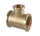 Lidhës trishak TDM Brass 206, fileto të brendshme 3/4" x 1/2" x 3/4", prej bronzi
