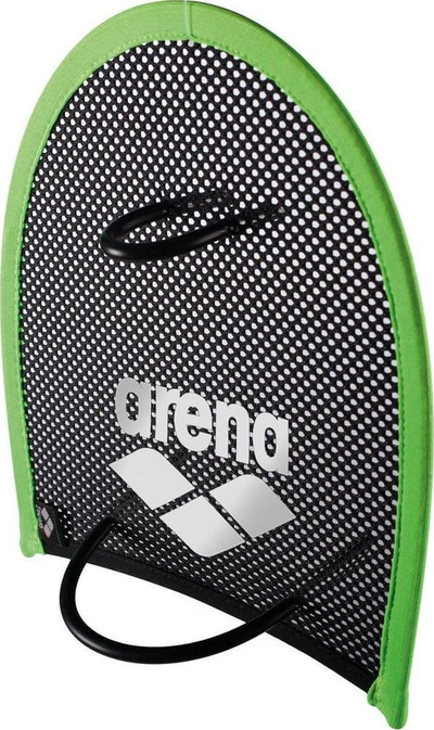 Pala noti Arena Flex Paddles, fleksibël, me rripa të rregullueshëm, e zezë jeshile