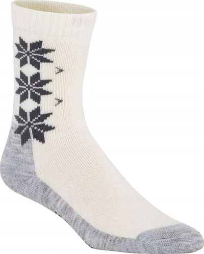 Çorape gocash Kari Traa KT Wool Sock, lesh merino, set 2 palë, gri edhe të bardha