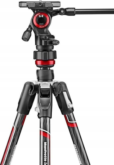 Trekëmbësh video Manfrotto Befree Live MVKBFRTC-LIVE, fibër karboni, twist lock, i zi