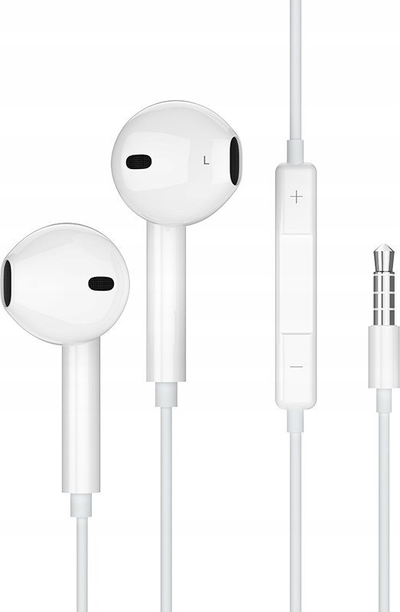 Слушалки in-ear Jellico EP2A, со микрофон, 3.5mm, бели