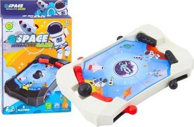 Loja tavoline Dexterity Game Space Ball, mini, për shkathtësi, e bardhë