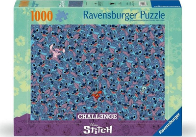 Puzzle Ravensburger Stitch Challenge, 1000 pjesë, shumëngjyrësh