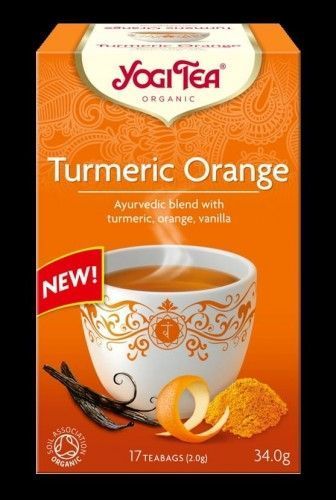 Yogi Tea ORANGE CURCUMA TEA BIO (17 x 2 g) 34 g - YOGI TEA
