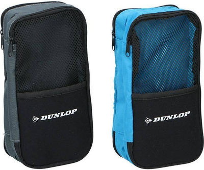 Çantë udhëtime Dunlop Travel Organizer, për aksesore, 21x11.5 cm, blu me të zezë