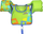 Ndihmës noti AQUASTAR Fabric Swim PAL, material tekstili, për kalamaj, shumëngjyrësh