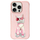 Kapak telefoni Nimmy Glasses Cool Cat për iPhone 16 Pro 6.3", TPU PC, rozë