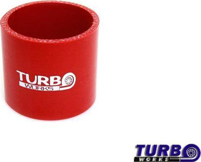 Lidhës silikoni TurboWorks Red Connector, 70mm, i kuq