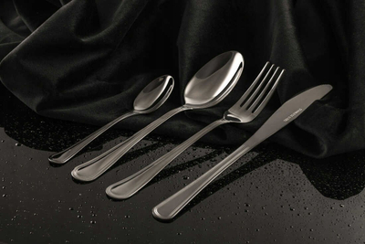 Set takëmesh Sleigh Ride Luce 24, çelik inoks, 6 veta, i zi