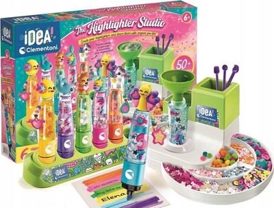 Set kreativ Clementoni Creative Set Art Marker Factory Creator Highlighter, laborator për krijim markerësh, 6+