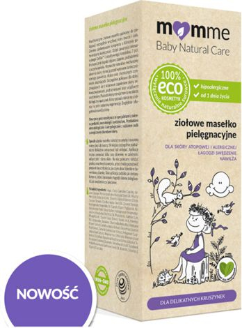 Крем за тело Momme Baby Natural Care, за иритирана кожа, за деца, 150 ml