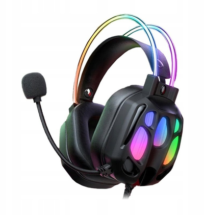 Kufje gaming ONIKUMA X89, RGB, me mikrofon, të zeza