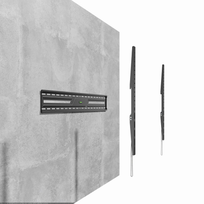 Mbajtëse muri për TV Gembird WM-100F-01, 43"-100", 75kg, e zezë