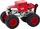 Lodër makinë offroad LeanToys 18793, me fërkim, e kuqe