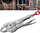 Kapëse bllokuese Milwaukee 4932471729, 250mm, nofulla të përkulura, argjendtë