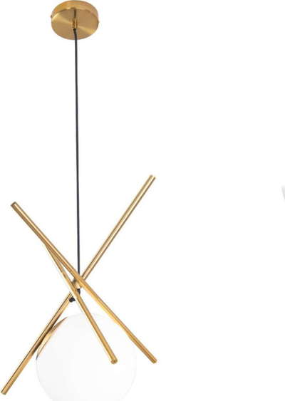Llampë varëse XENA P0403, 20cm, metal, ngjyrë ari