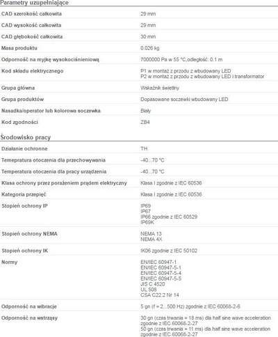 Llambë sinjalizuese Schneider Electric, 22mm