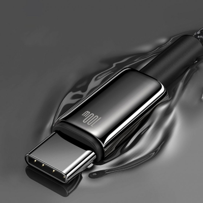 Kabllo karikimi Baseus USB në USB Type C, 100W, 2m, i zi