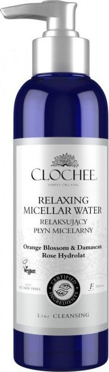 Мицеларна вода Clochee Simply Organic, 250 ml, за лице