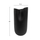 Dekor tavoline qeramike Glaze 15,2x15x30Hcm (HM4607.02), zezë