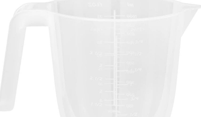Мерна чаша Wham Measuring Jug Clear, 1L, транспарентна