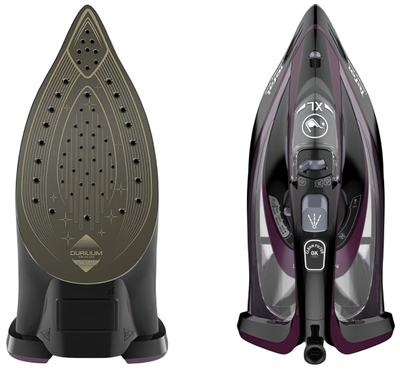 Hekur me avull Tefal Ultimate Pure FV9835E0, 3000W, shputë Durilium AirGlide Autoclean, byzantium metal