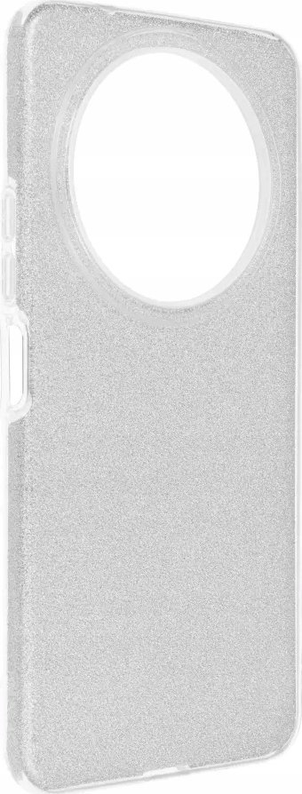 Mbulesë telefoni Shining Case për Xiaomi Redmi A3 4G, TPU fleksibël, me shkëlqim, argjendi