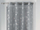 Perde Douceur d’Interieur CURTAIN BLOOMY, 140x240cm, poliestër, gri argjendi