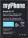 Bateri telefoni myPhone HALO 2 1075 BS-02, 900mAh, litium-jon, e zezë