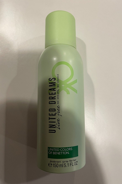Deodorant sprej Benetton United Dreams Live Free, 150ml, për goca