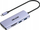 Hub USB-C Hikvision HS-HUB-DS8, HDMI VGA, USB 3.0, gri metalik